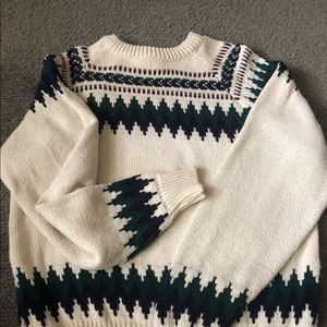 🌟Chuncky pull over ugly sweater 100% cotton